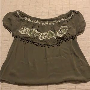 Off the shoulder blouse